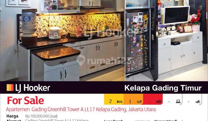 Apartemen Gading Greenhill Tower A Lt.17 Kelapa Gading, Jakarta Utara 2