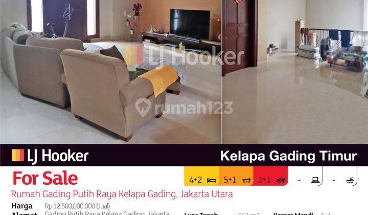 Rumah Gading Putih Raya Kelapa Gading, Jakarta Utara 2