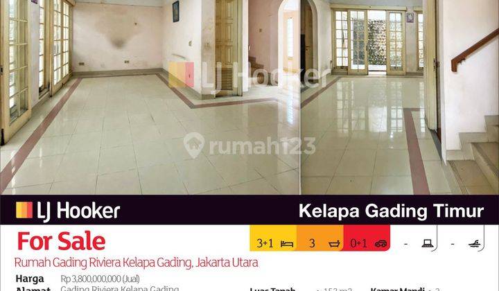 Rumah Gading Riviera Kelapa Gading, Jakarta Utara  2