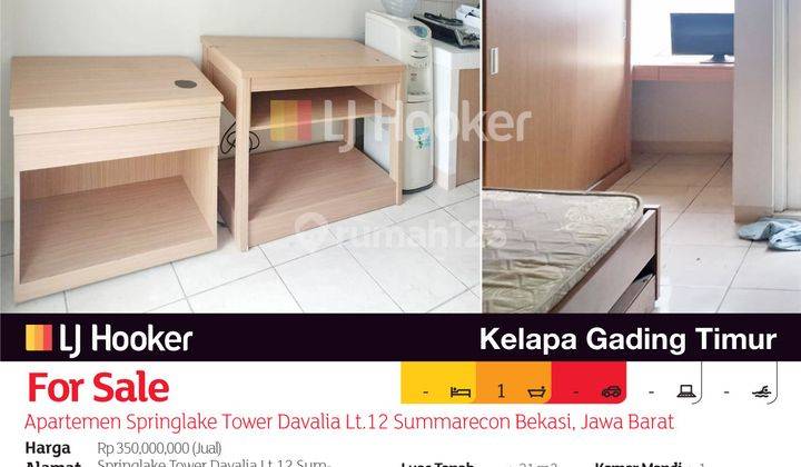 Apartemen Springlake Tower Davalia Lt.12 Summarecon Bekasi, Jawa Barat 2