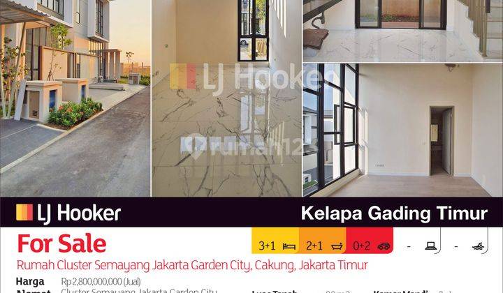 Rumah Cluster Semayang Jakarta Garden City, Cakung, Jakarta Timur 2