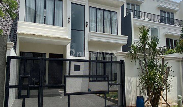 RUMAH DI BSD SIAP HUNI BARU SELESAI RENOV SEMI FURNISHED  2