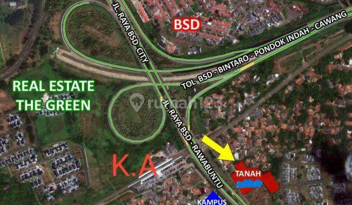 DIJUAL TANAH STRATEGIES JALAN RAMAI PALING DICATI DI BSD TANGSEL 2