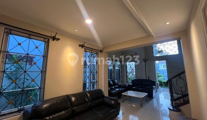 DIJUAL RUMAH SIAP HUNI DI TAMAN BEVERLY GOLF LIPPO KARAWACI SEMI FURNISHED SHM