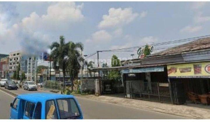 DIJUAL TANAH DAN BANGUNAN LOKASI SANGAT STRATEGIES DI JALAN RAYA CIMANGGIS  1