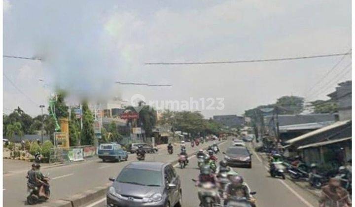 DIJUAL TANAH DAN BANGUNAN LOKASI SANGAT STRATEGIES DI JALAN RAYA CIMANGGIS  2