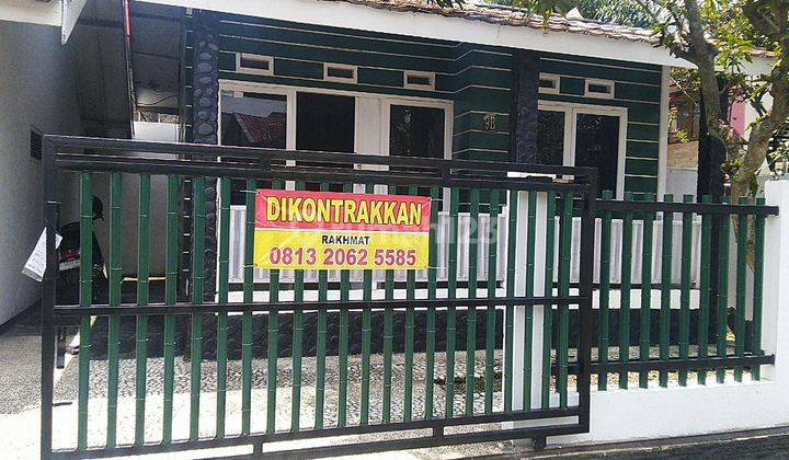 Rumah semi panggung dikontrakan di riung bandung 1