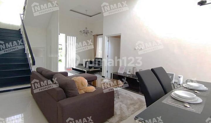 Disewakan Rumah Desain Modern Furnished Siap Huni di Graha Golf Araya