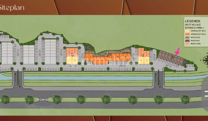 Brand New Shop House Excellent Location Facing Main Boulevard Road Near Qbig in West Village Business Park 2 BSD 2