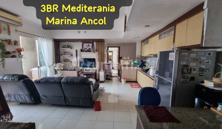 3 Bedroom Fully Furnished Apartment with Swimming Pool View at Mediterania Marina Ancol, North Jakarta