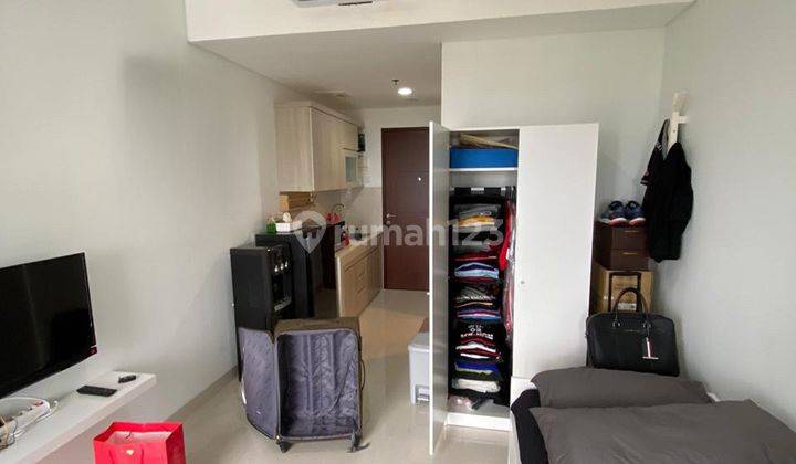 Dijual Apartemen Tipe Studio View Jalan Raya Full Furnish Springwood Residence Tangerang 2