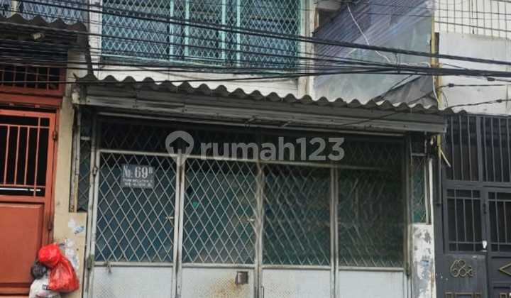 Ruko Siap Pakai Cocok Untuk Usaha Kuliner & Gudang Di Jembatan Besi Petojo Jakarta Pusat