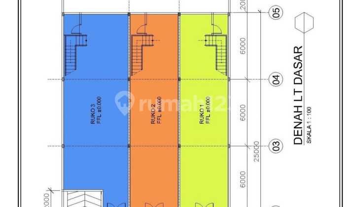 5-Story Shophouse with 3 Connected Units, Suitable for Warehouses, Offices, Showrooms, etc. in Melawai, South Jakarta 2