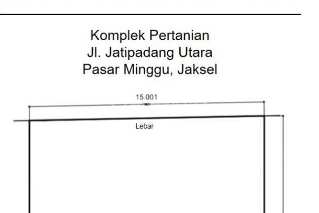 Rumah Lama Aman & Nyaman Di Jatipadang Pasar Minggu Jakarta Selatan 1