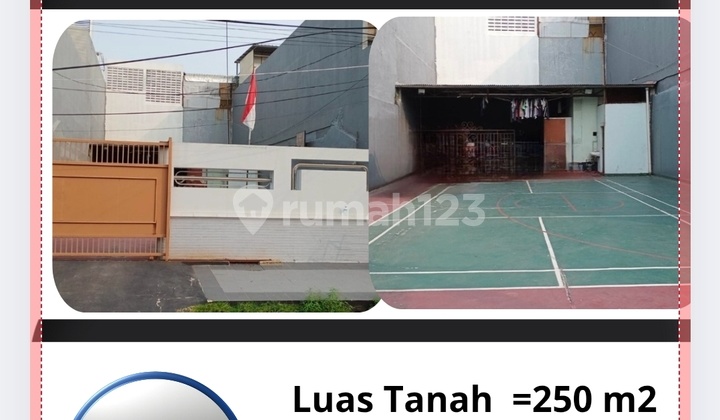 Kavling Sunter Jakarta Utara Rp 6 M Nego Tanah SHM di Sunter M² 250.0