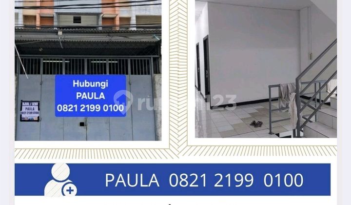 Ruko Kalibaru Jakarta Pusat Rp 3.3 M Nego Ruko di Kemayoran 102.0 m²