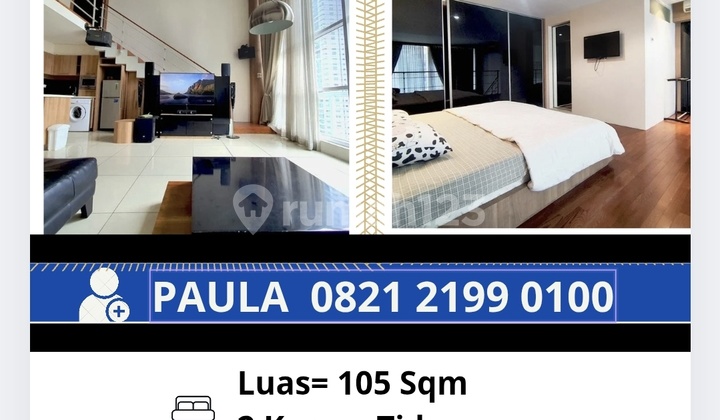 Apartemen Cityloft Sudirman Furnished Jakarta 2 Kamar Tidur Apartemen Furnished