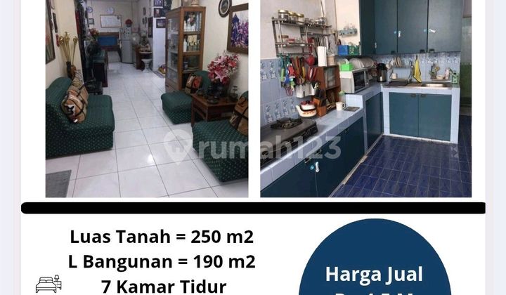 Turun Harga Jual Cepat Rumah Senen Jakarta Pusat Rp 4.2 M Nego 2