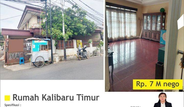 Dijual Rumah Siap Huni 2 Lantai Rp 5.5 M Nego Rumah Di Kalibaru Timur Jakarta 2 Lantai Shm Bagus Barat 1