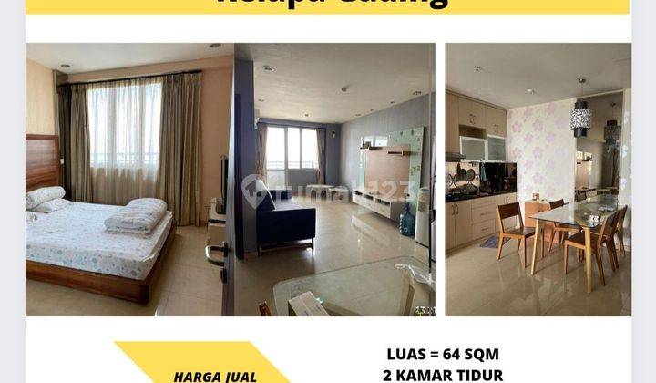 Dijual Apartemen The Park Kelapa Gading 2 BR Rp 1.2 M Nego Apartemen The Park Residence 2 Kamar Tidur Bagus Furnished 1