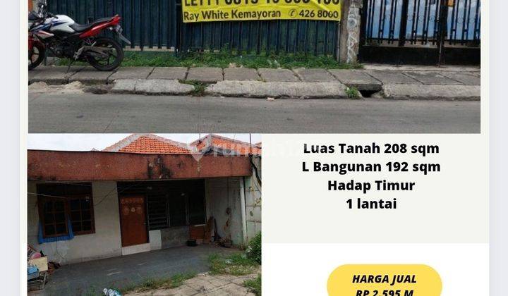 Dijual Rumah tua hitung tanah kramat Pulo Rp 2.595 M  Rumah di Kramat Jakarta Pusat SHM Butuh Renovasi Timur 1