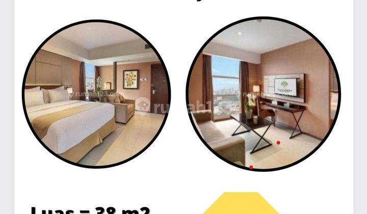 Dijual Condotel Yuan Garden type Duluxe Rp 1.5 M Nego Pasar Baru Mansion Bagus Furnished 1