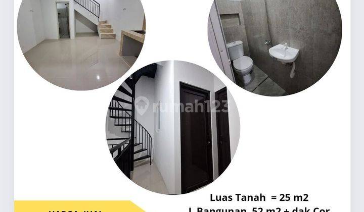 Rumah Baru Minimalis 2 1/2 Lantai Johar Baru Rp 750 Juta Nego 2