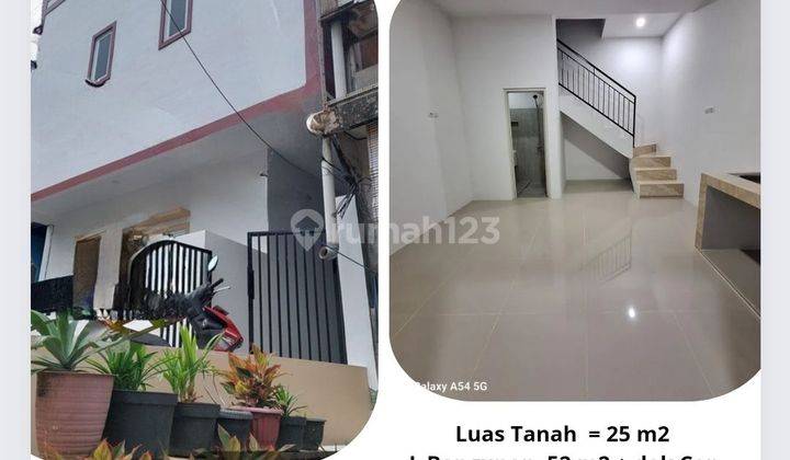 Rumah Baru Minimalis 2 1/2 Lantai Johar Baru Rp 750 Juta Nego 1