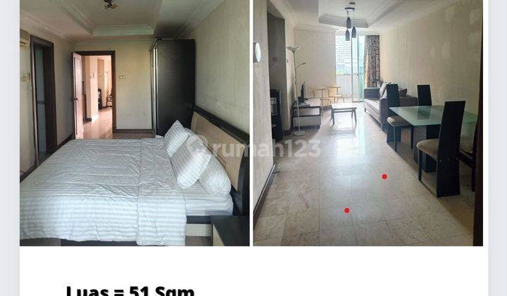 Disewakan Apartemen Puri Imperium 1 BR Rp 90 Juta / tahun Apartemen Puri Imperium Bagus Furnished 1