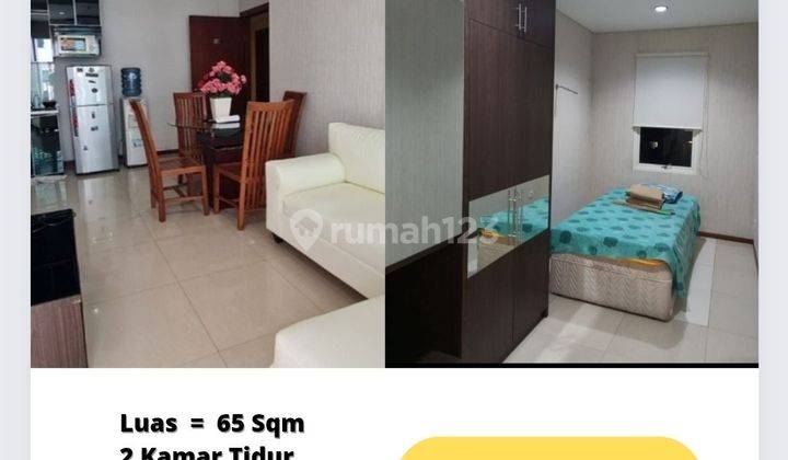 Disewakan Apartemen Thamrin Residence 2 BR Rp 105 Juta / tahun Nego Apartemen Thamrin Executive Residences 2 Kamar Tidur Bagus Furnished 1