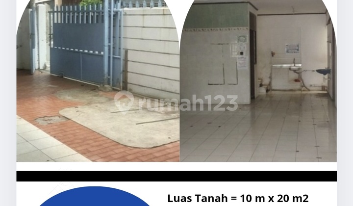 Rumah Bungur Kemayoran Jakarta Pusat Rp 75 Juta / Tahun Nego Rumah Kontrakan SHM di Kemayoran 1