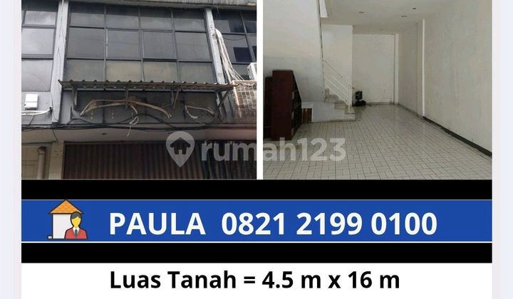Duta Merlin Shop House Central Jakarta Rp 125 Million / Year Shop House at Harmoni 68.0 m² Unfurnished Freehold Title Duta Merlin Shop House Central Jakarta Rp 125 Million / Year Shop House at Harmoni 68.0 m² Unfurnished Freehold Title