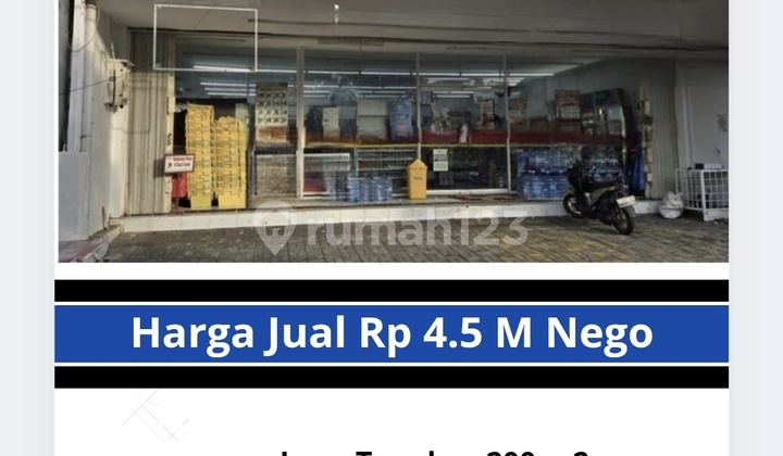 Ruko Kalibaru Senen Jakarta Pusat Rp 4.5 M Nego