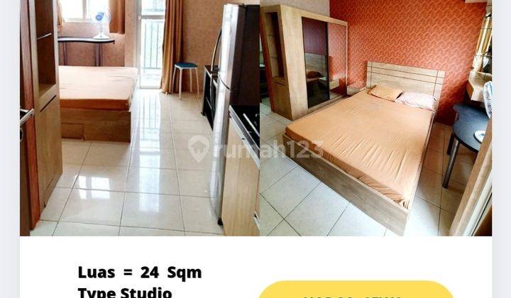 Disewakan Apartemen Maple Park Type Studio Rp 28 Juta / Tahun Apartemen Maple Park Bagus Furnished 1