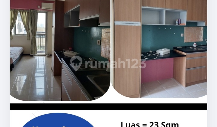 Apartemen Maple Park Type Studio Rp 25 Juta / Tahun Nego Apartemen 0 Kamar Tidur Semi Furnished