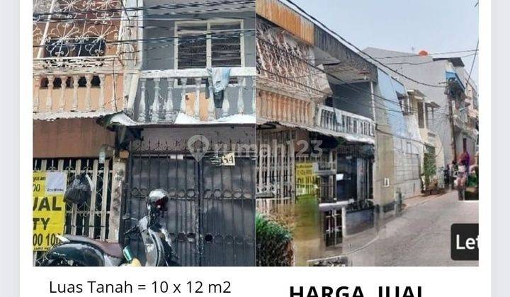 Rumah Tua Murah  Pademangan Jakarta Utara Rp  2.6 M Nego Rumah 2 Lantai Shm Butuh Renovasi 1