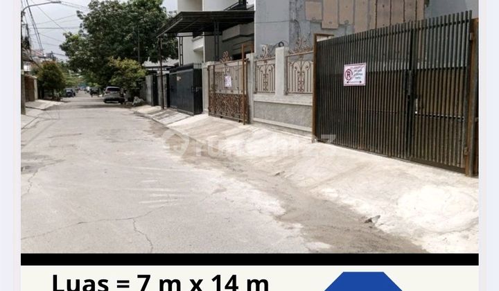 Kavling Sunter Jakarta Utara Rp 2..6 M Tanah Shm Di Sunter M² 98.0