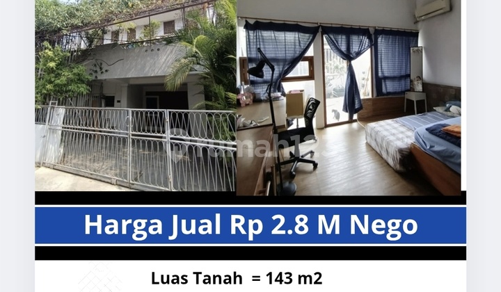 Rumah 2 1/2 Lantai Kalibaru Timur Jakarta Pusat Rp 2.8 M Nego Rumah Butuh Minim Renovasi SHM di Senen