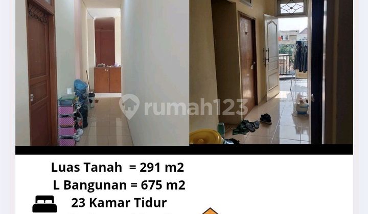 Rumah Kost Rajawali Jakarta Pusat Rp 11 M Nego