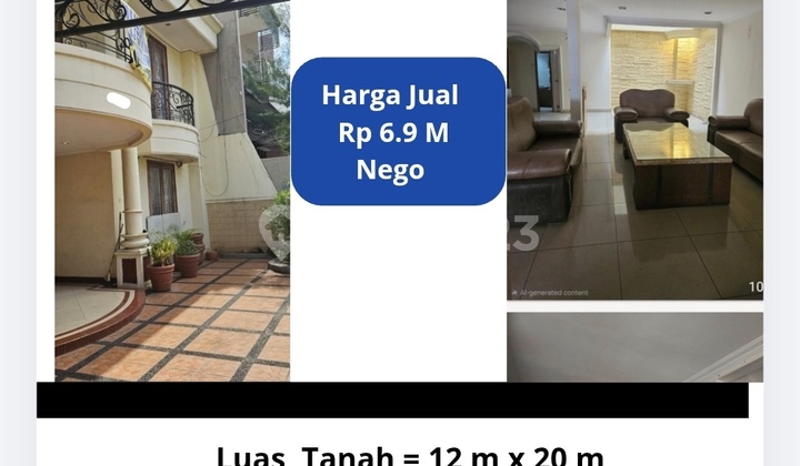 2-Story House in Kelapa Gading, North Jakarta, Good Location, Nice House with SHM in Kelapa Gading