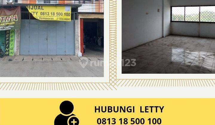 Dijual Ruko 4 Lantai Kalubaru Senen Rp 3.5 M Nego 1