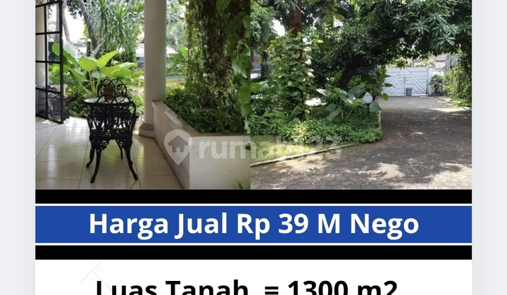 Rumah Kemanggisan Jakarta Barat Rp 39 M Nego