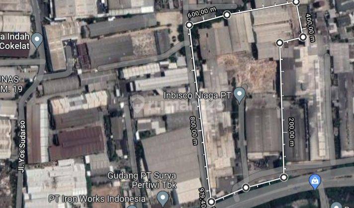 Tanah kavling sangat murah area daan mogot tangerang cocok buat gudang pabrik lokasi strategis pinggir jalan raya 1