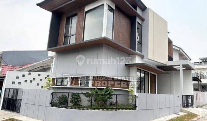 Rumah Baru Hook 2 Lt Semi Furnished Di Nusa Loka Bsd City  1