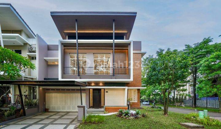 Rumah The Spring Gading Serpong Bagus Hoek Luas 286 Meter 2