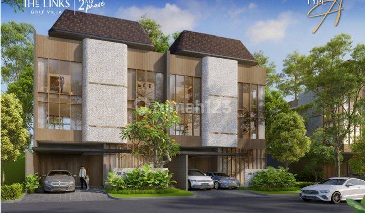 Luxury Villa Fully Furnised 3 Bedroom Dalam Lapangan Golf International Pecatu Indah Bali di NEW KUTA GOLF, Pecatu 199.0 m² 2