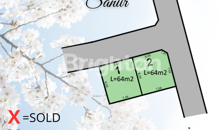 DI JUAL RUMAH CANTIK DAN STRATEGIS DI JL. SEKAR SARI, DENPASAR TIMUR 2