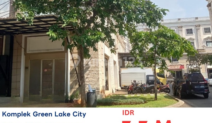 Lelang Segera Ruko Cbd di Green Lake City Hadap Boulevard 6X15 Hoek, Sudah HGB, Cash Only!