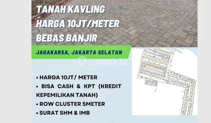 Tanah Kavling 80 Unit  Dijagakarsa-Jaksel  Bisa Cash Dan Kpt  2