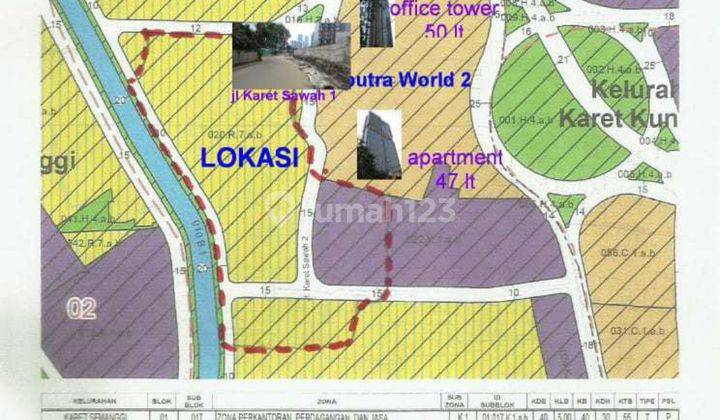 Dijual lahan di kuningan belakang tokopedia tower jakarta selatan 2